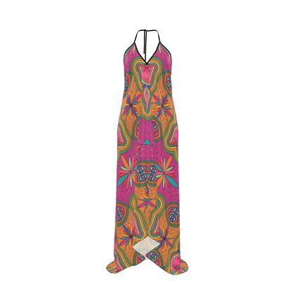 Mas - Motion Halter Dress - Small Print