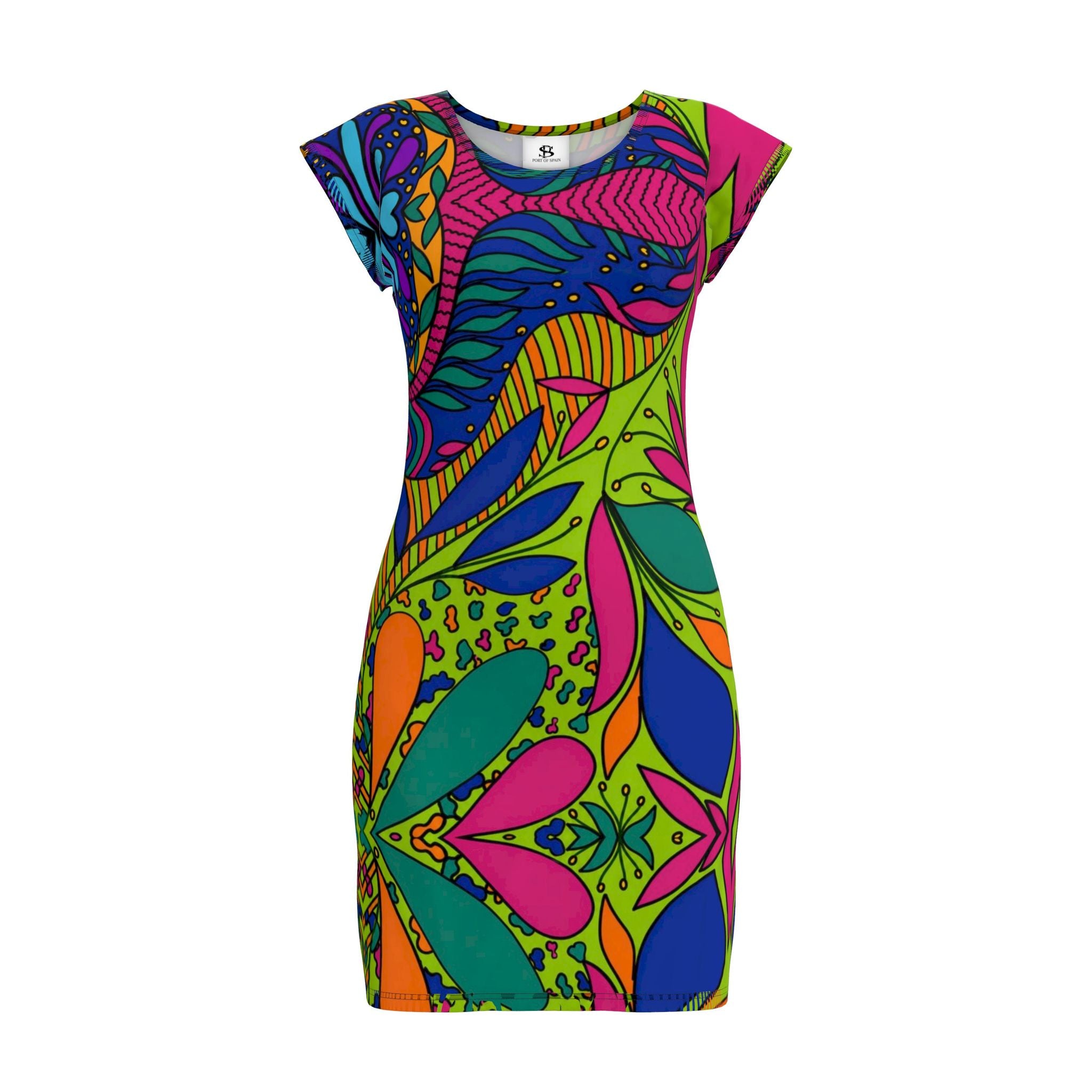 Soca Bloom Tunic T-Shirt Dress