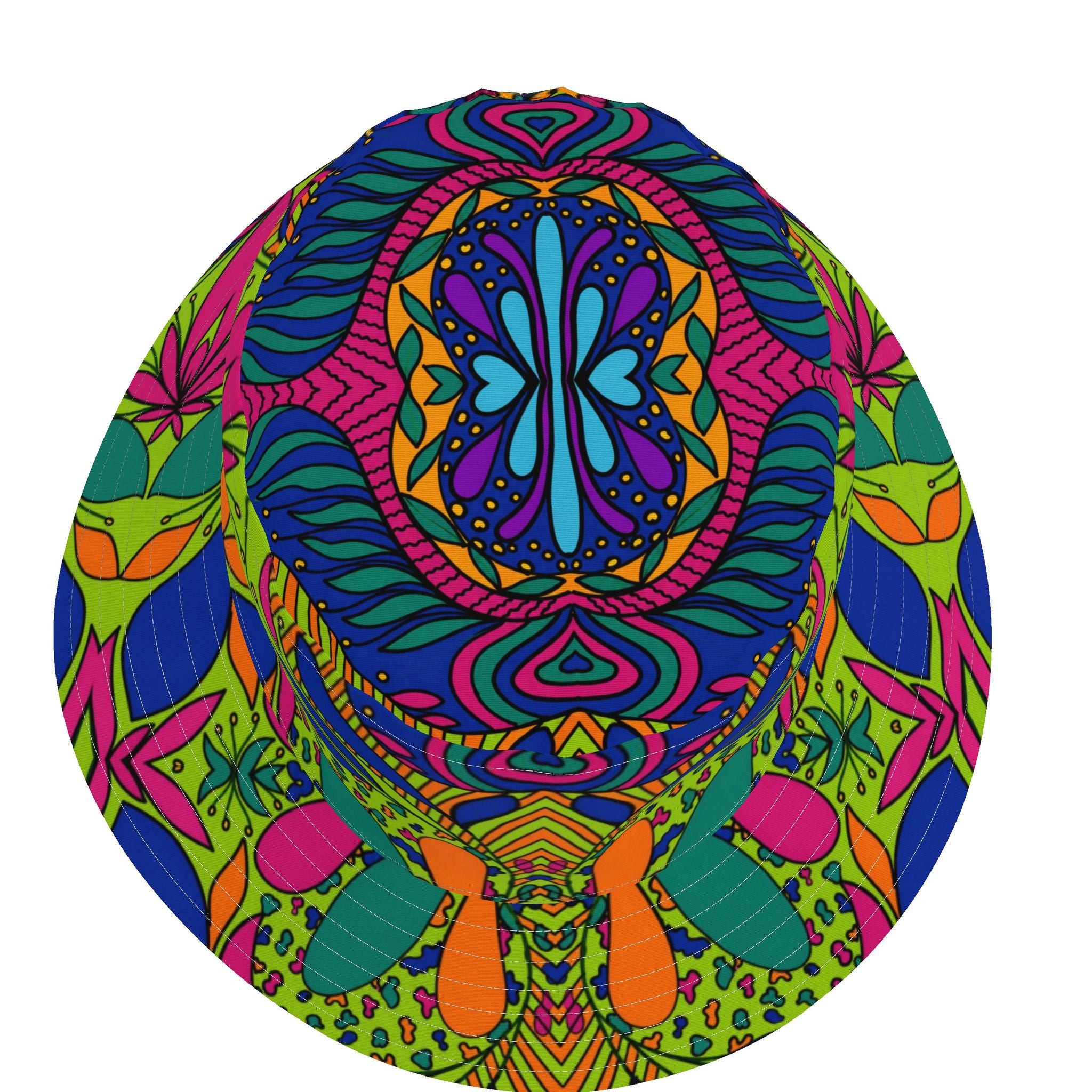 Soca Bloom Large Brim Bucket Hat