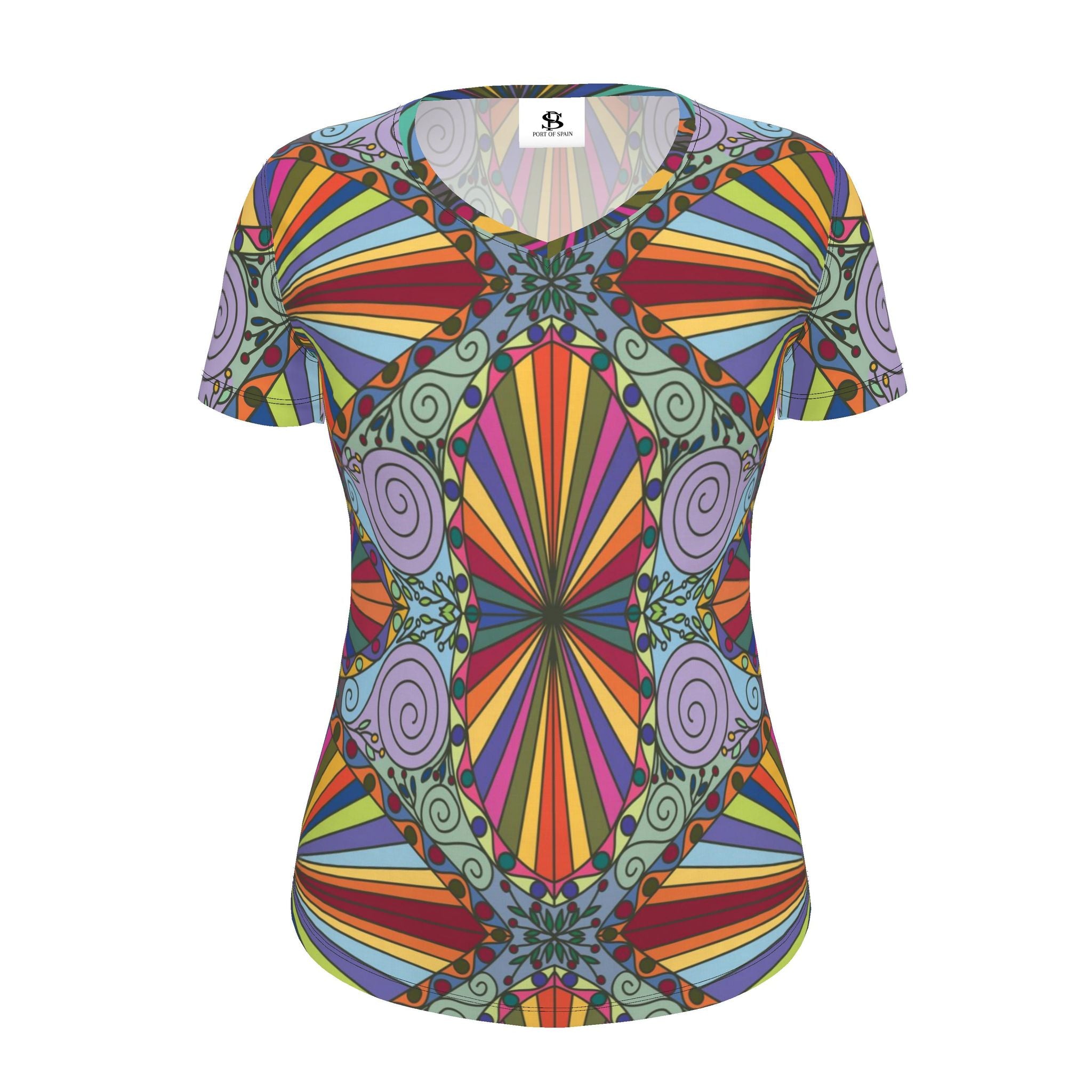 Carnival Sunrise Close-Fitting T-Shirt