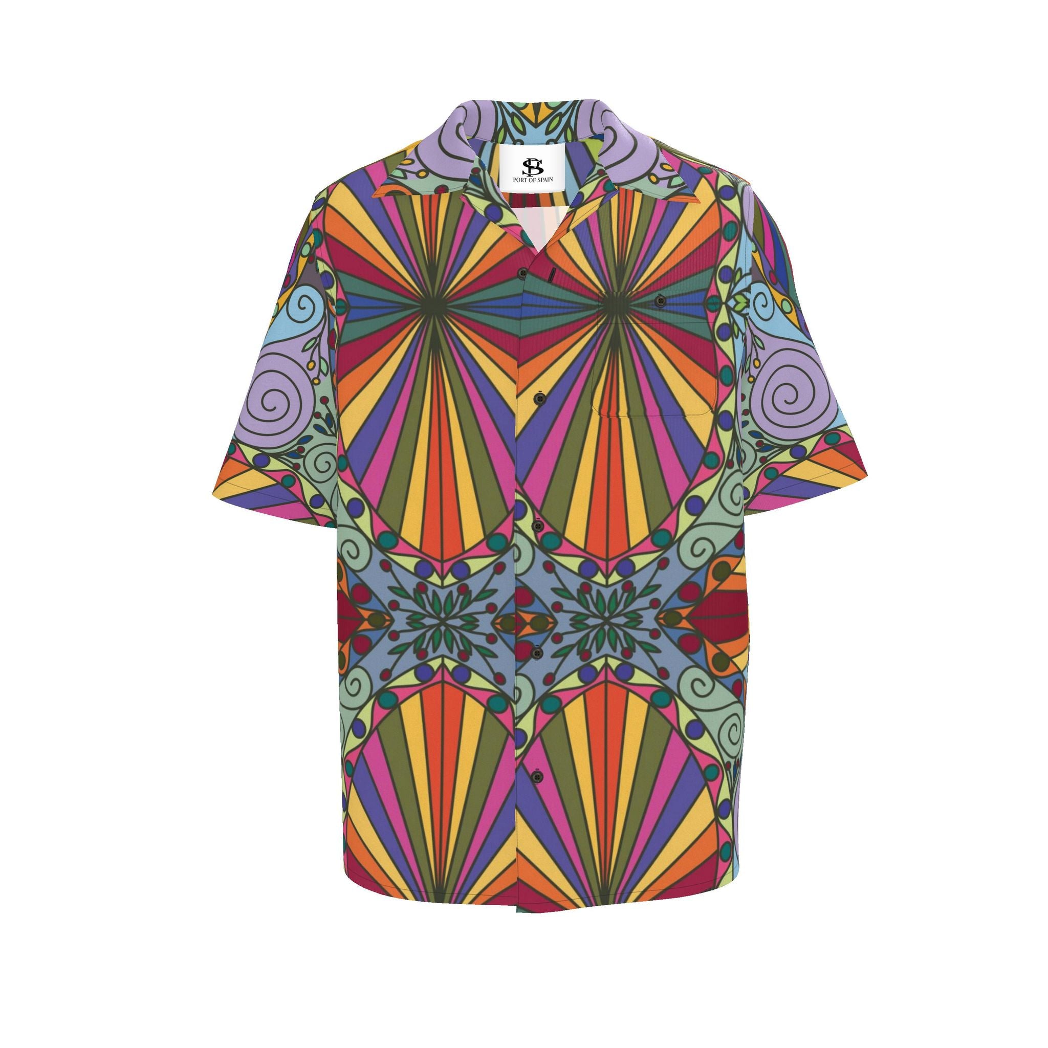 Carnival Sunrise Men's Short Sleeve Shirt