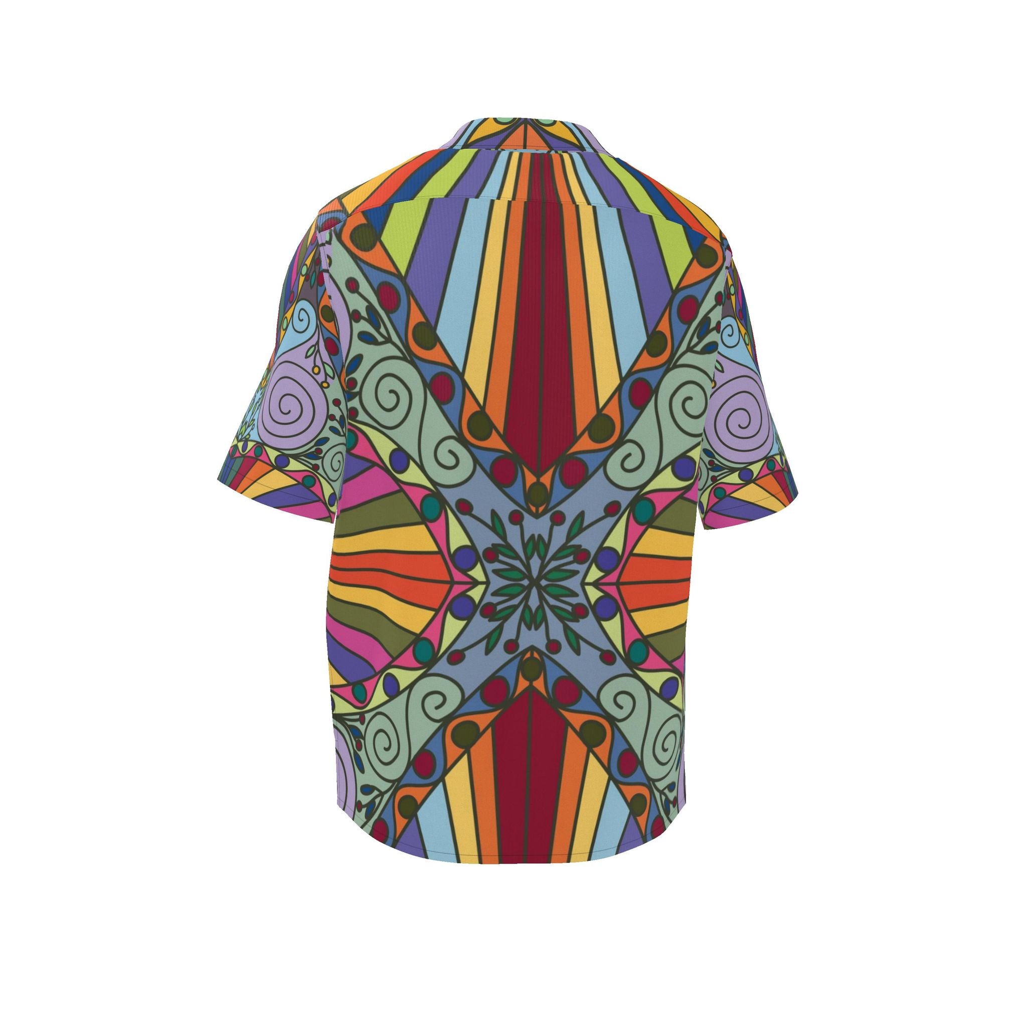 Carnival Sunrise Men's Short Sleeve Shirt
