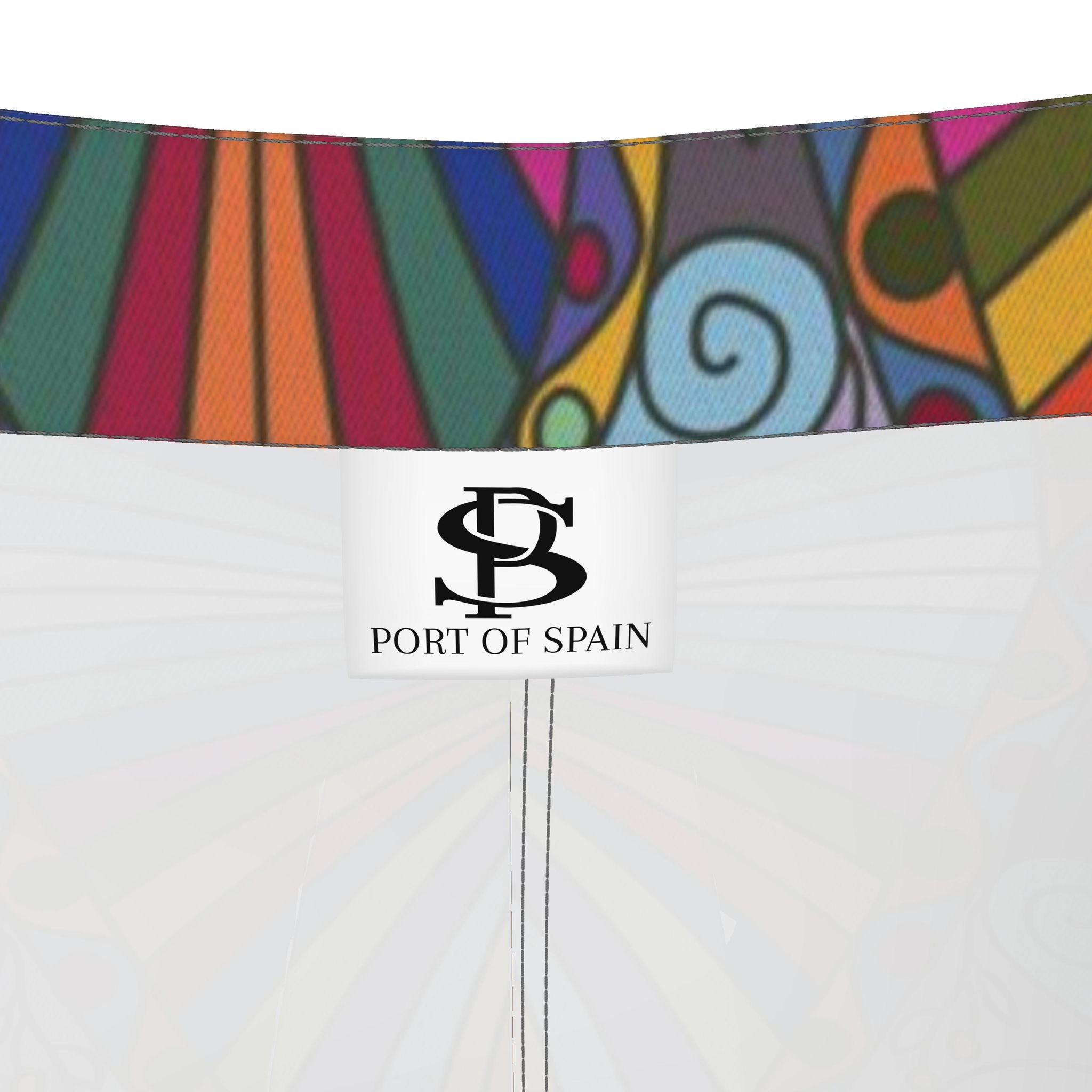 Carnival Sunrise Denim Mini Skirt