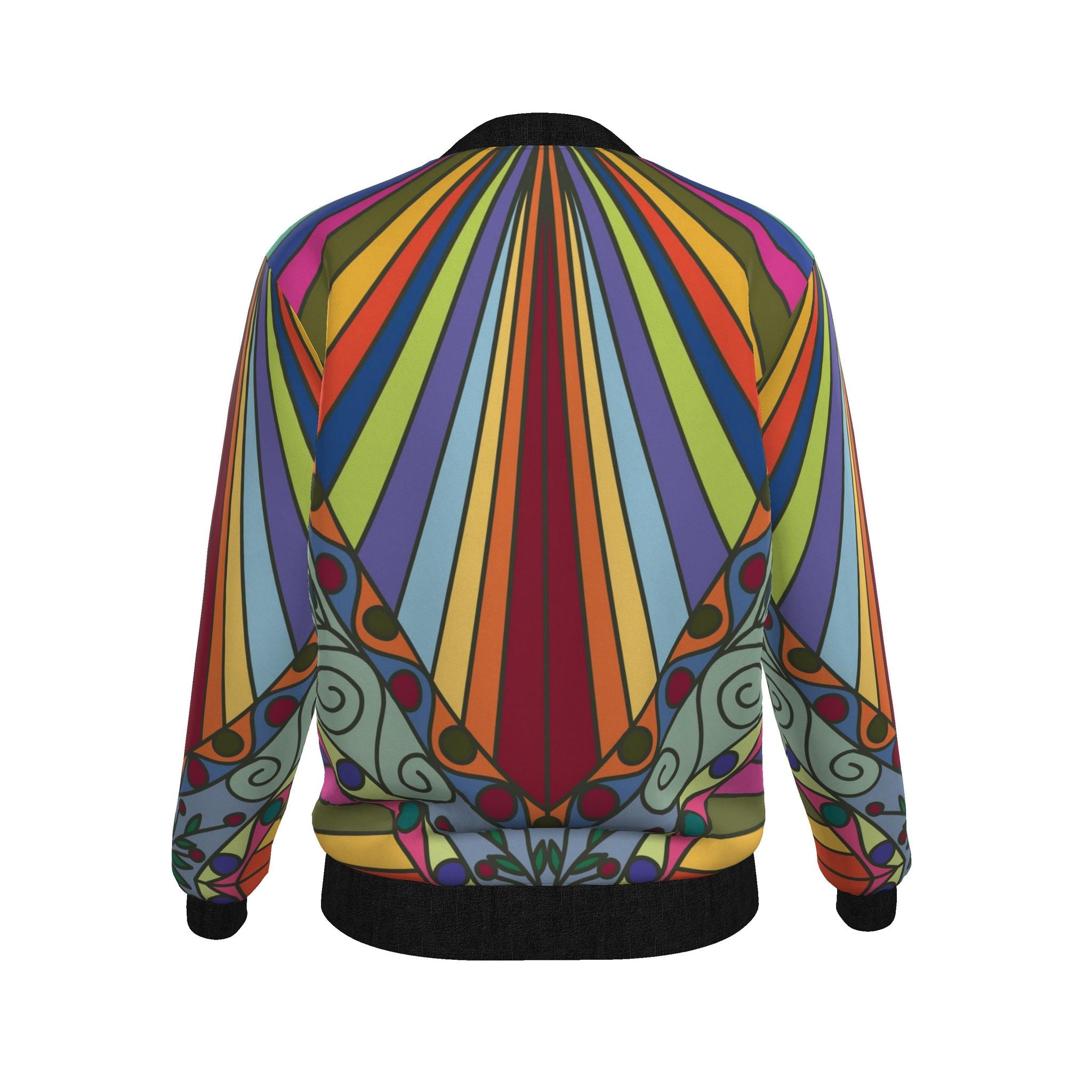Carnival Sunrise Ladies Bomber Jacket