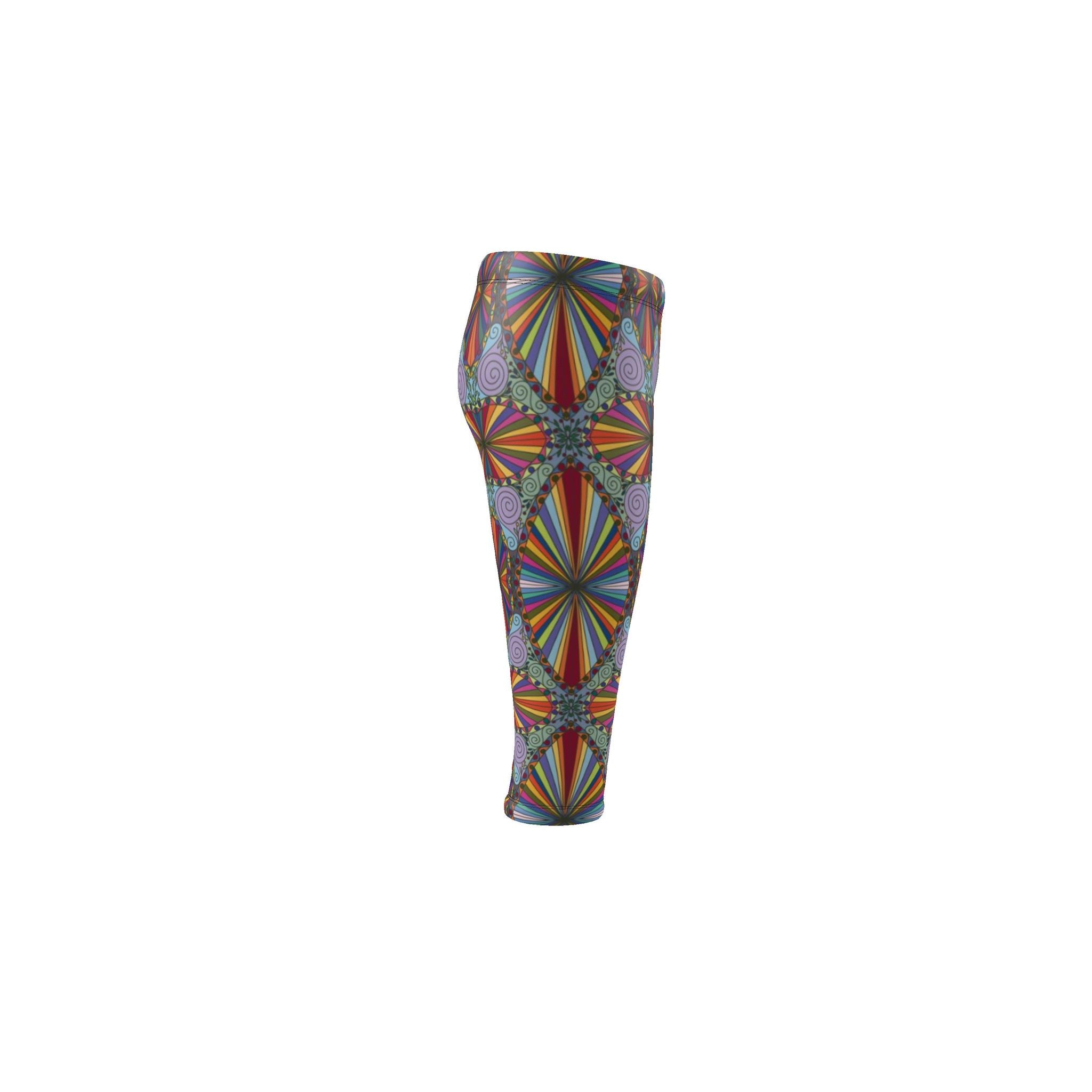 Carnival Sunrise Cropped Leggings