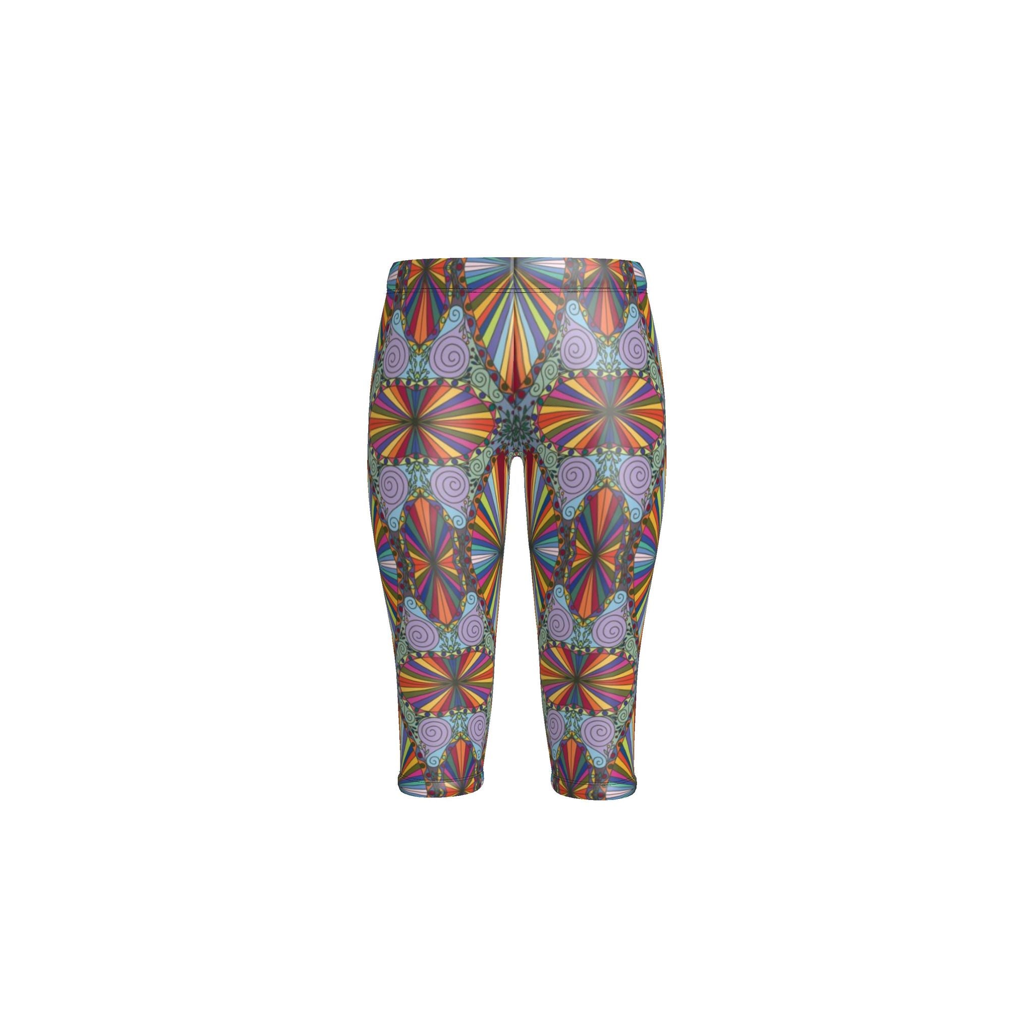 Carnival Sunrise Cropped Leggings