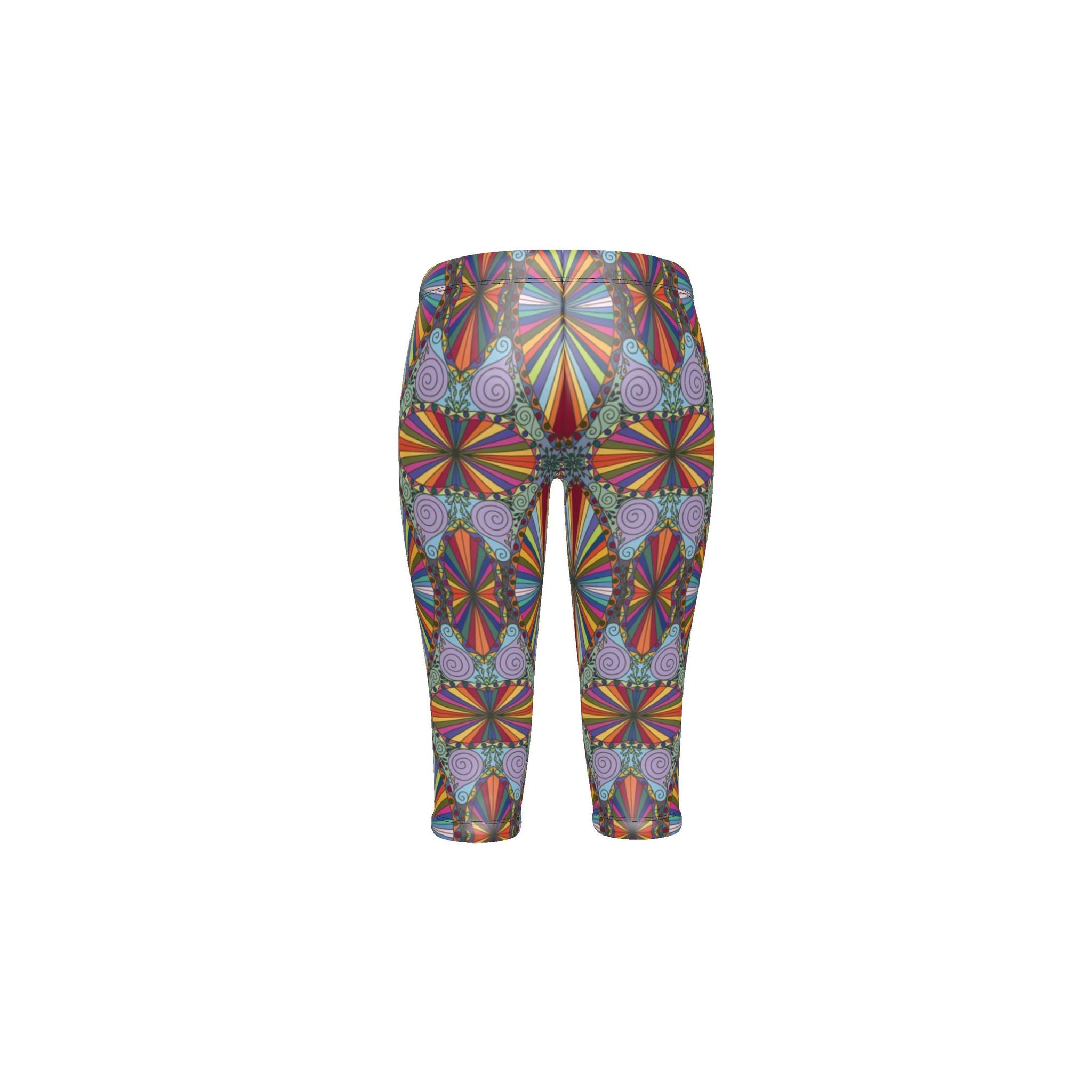 Carnival Sunrise Cropped Leggings
