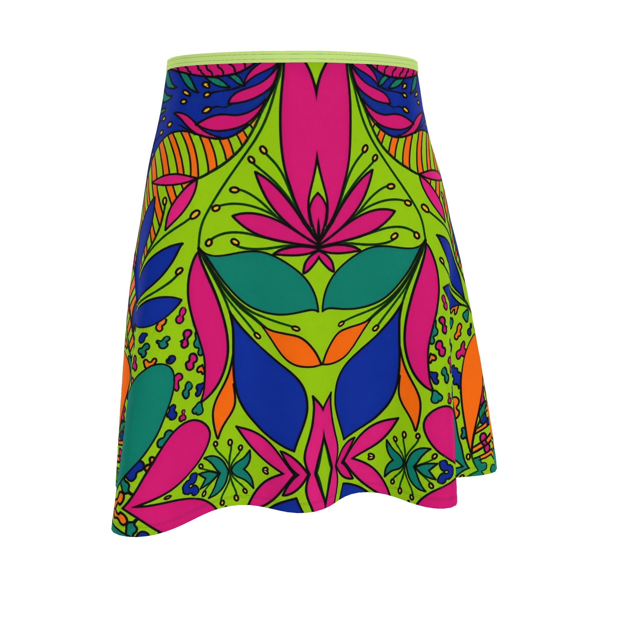 Soca Bloom Skater Skirt