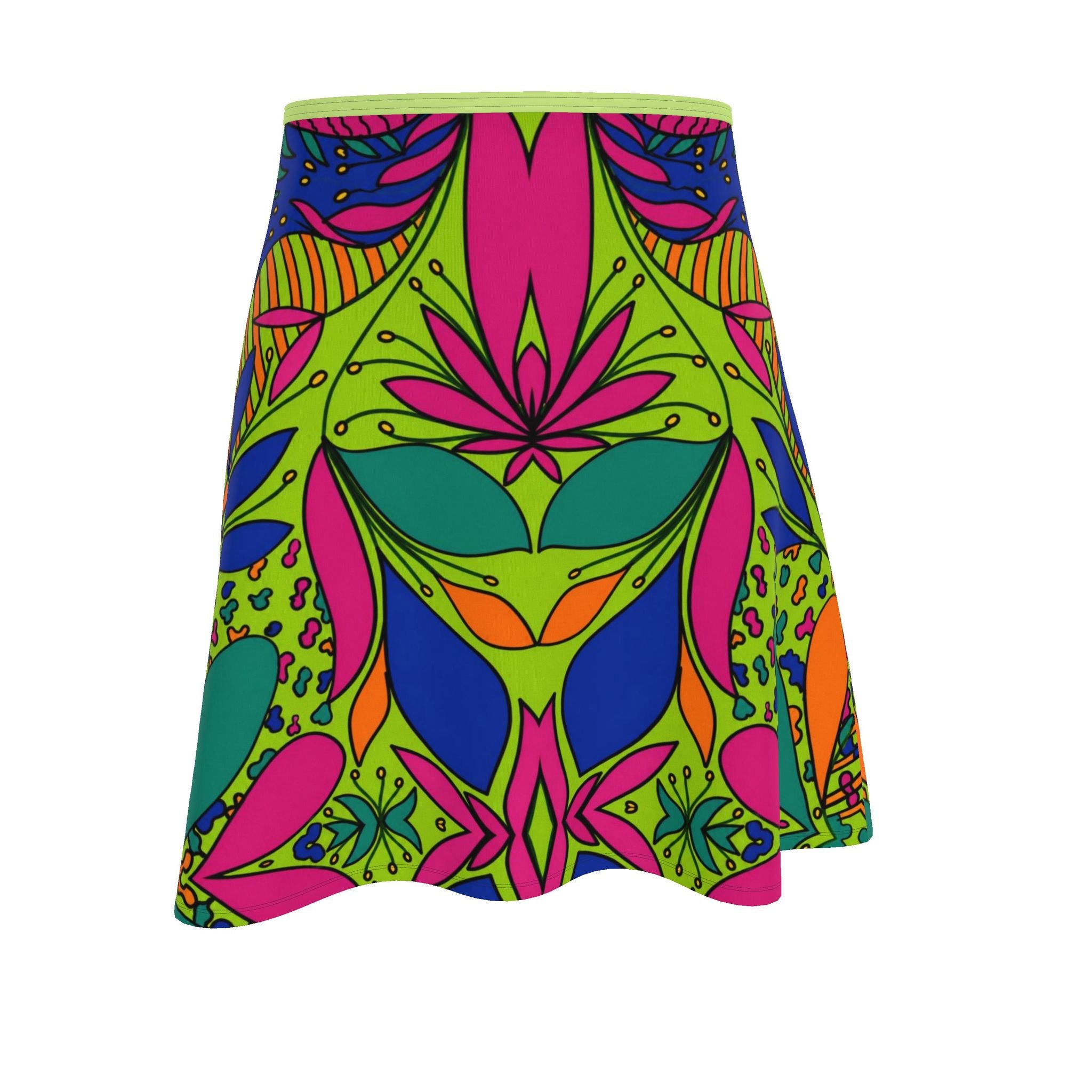 Soca Bloom Skater Skirt