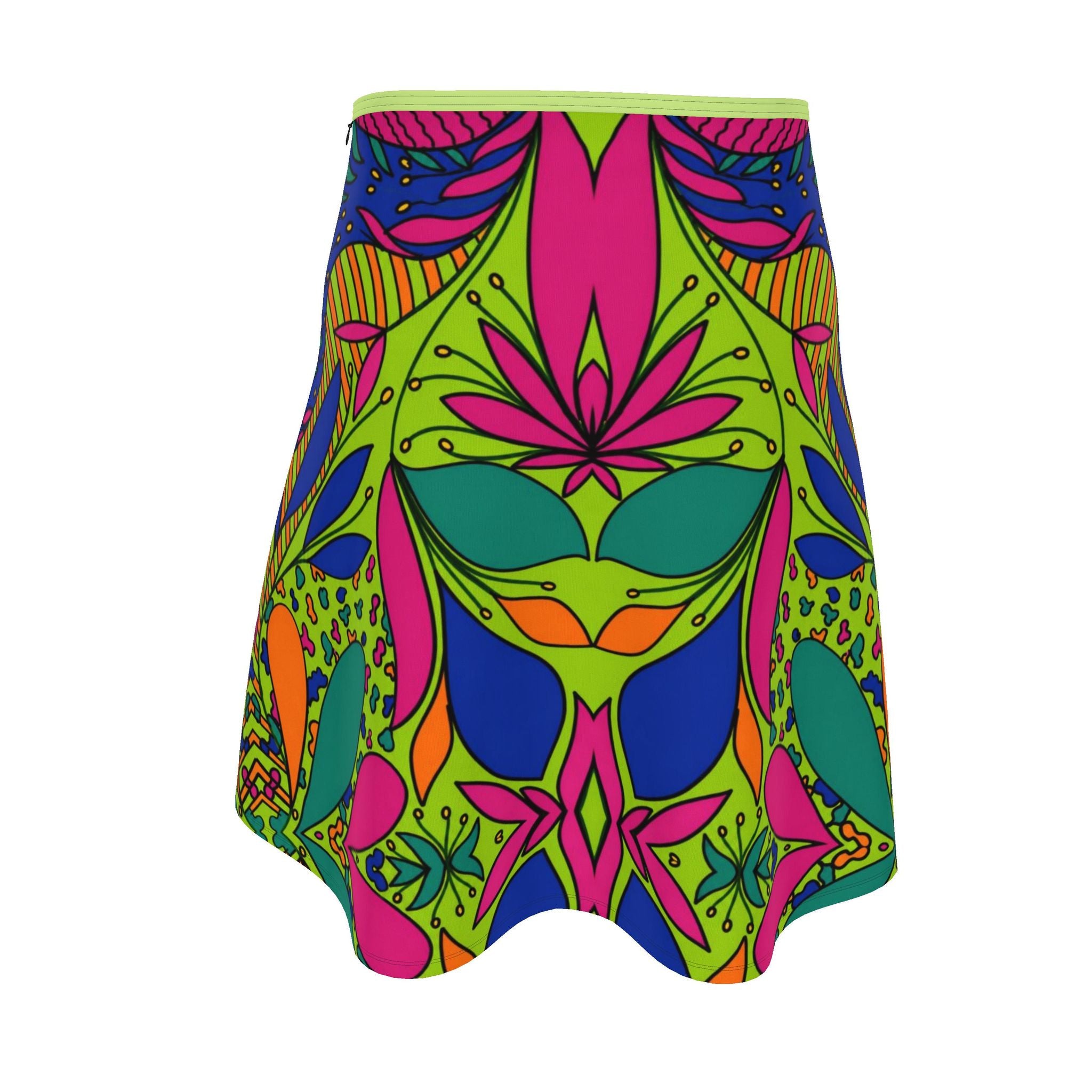 Soca Bloom Skater Skirt