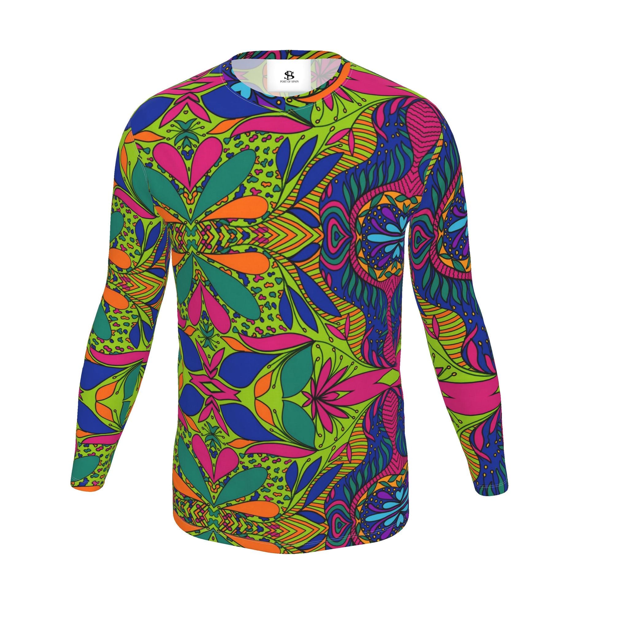 Soca Bloom Men's Long Sleeve T-Shirt