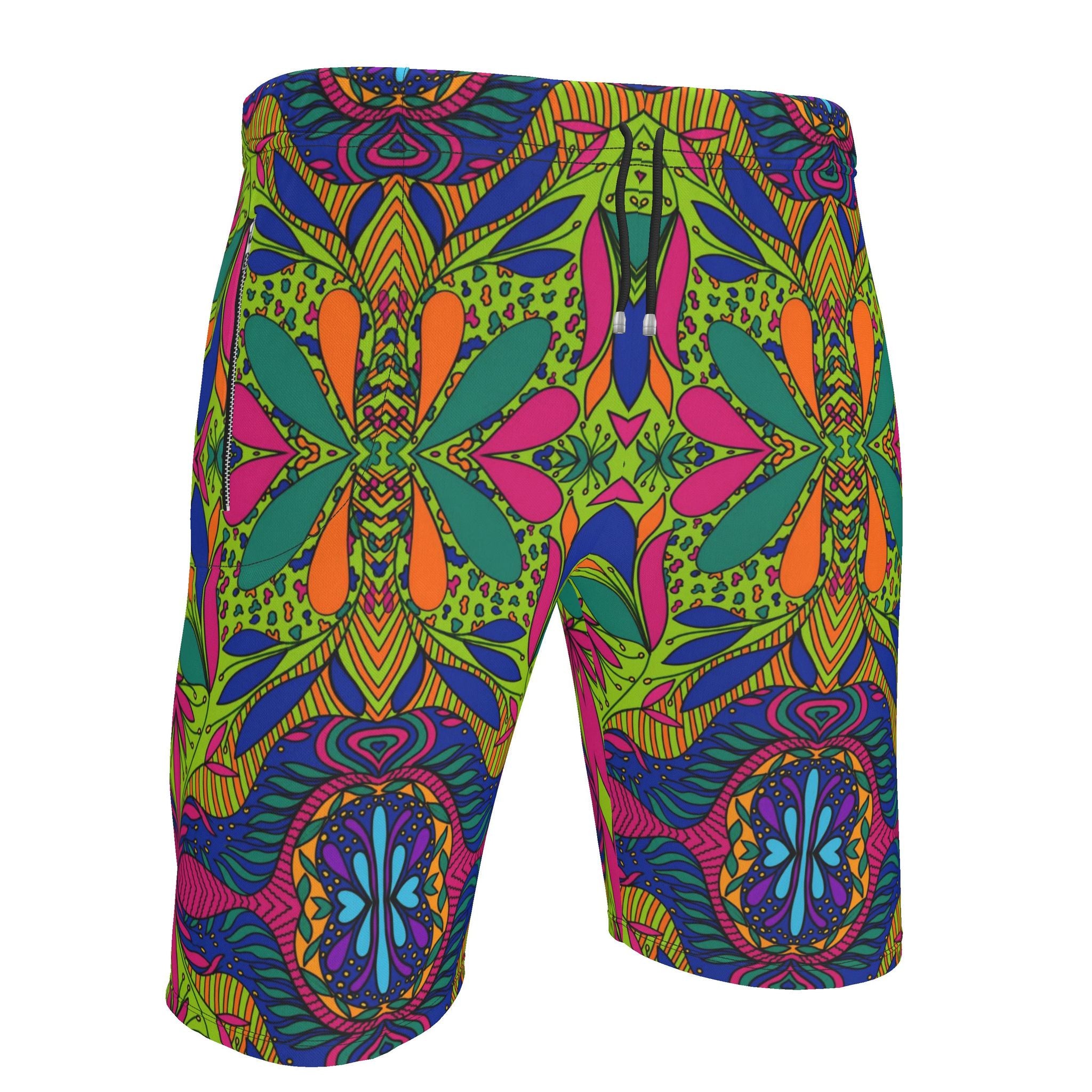 Soca Bloom Men's Sweat Shorts