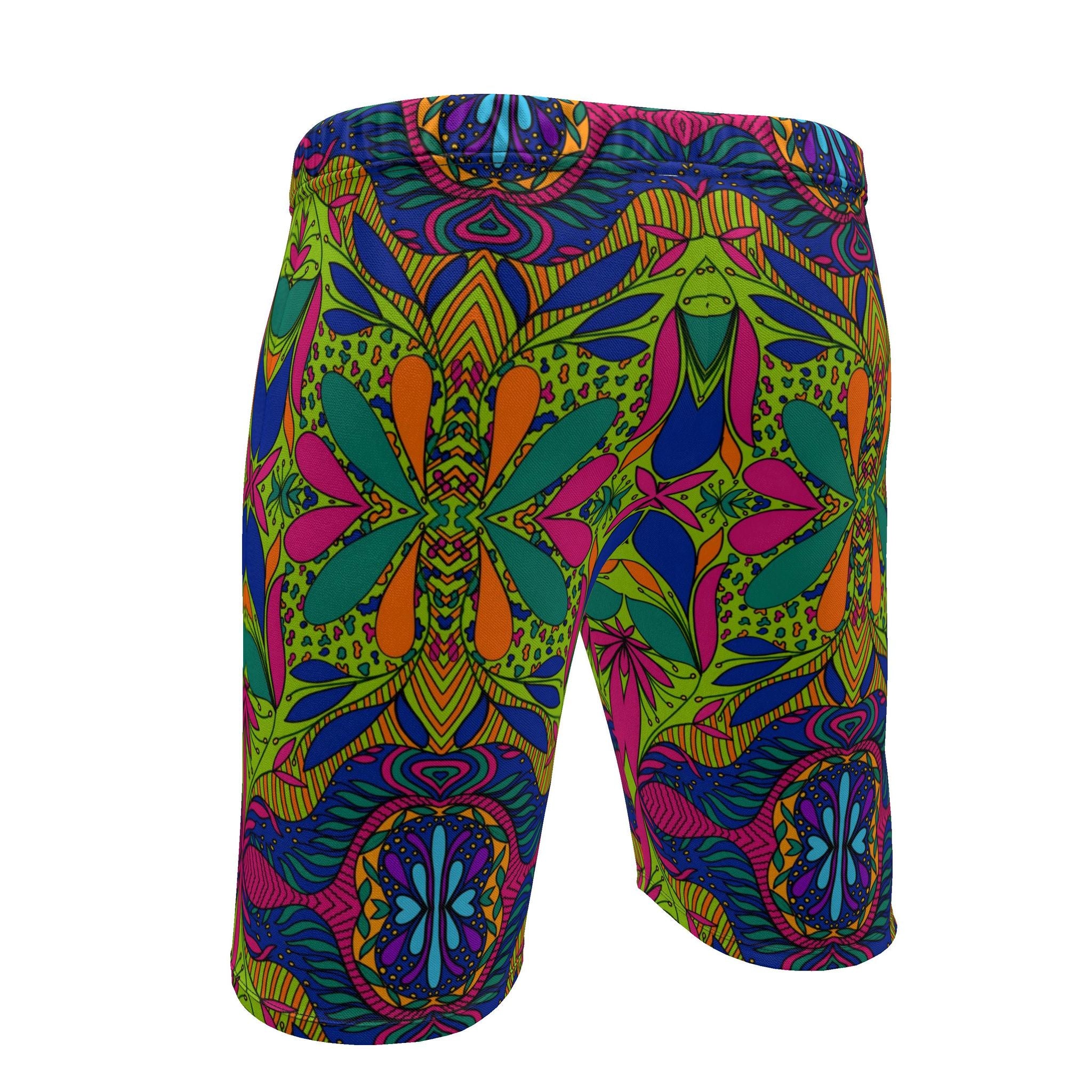 Soca Bloom Men's Sweat Shorts