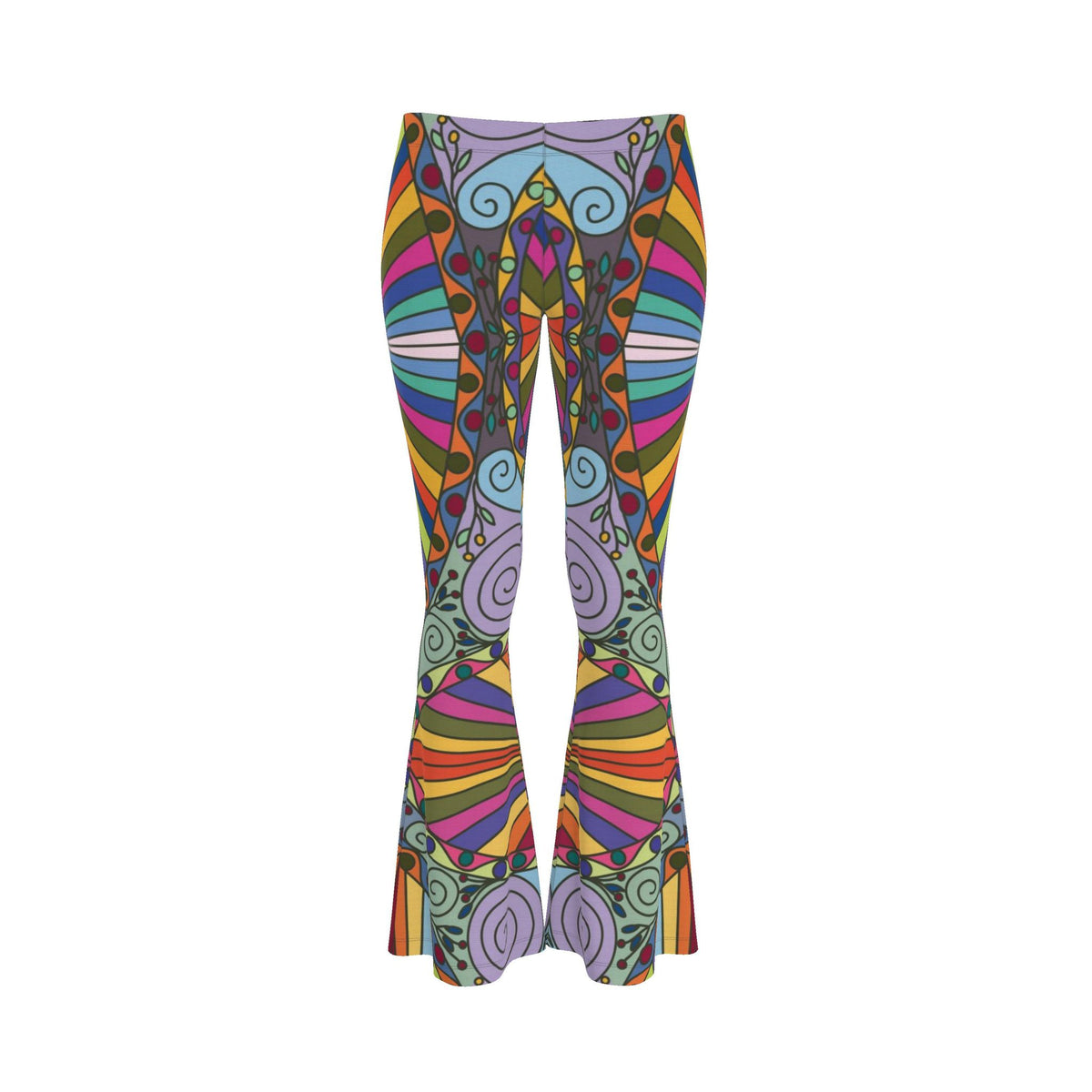 Carnival Sunrise Flared Leggings