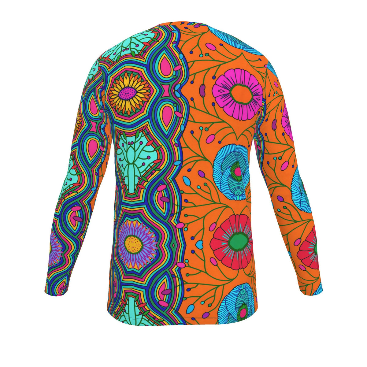 Calypso Current Men's Placed Print Long Sleeve T-Shirt