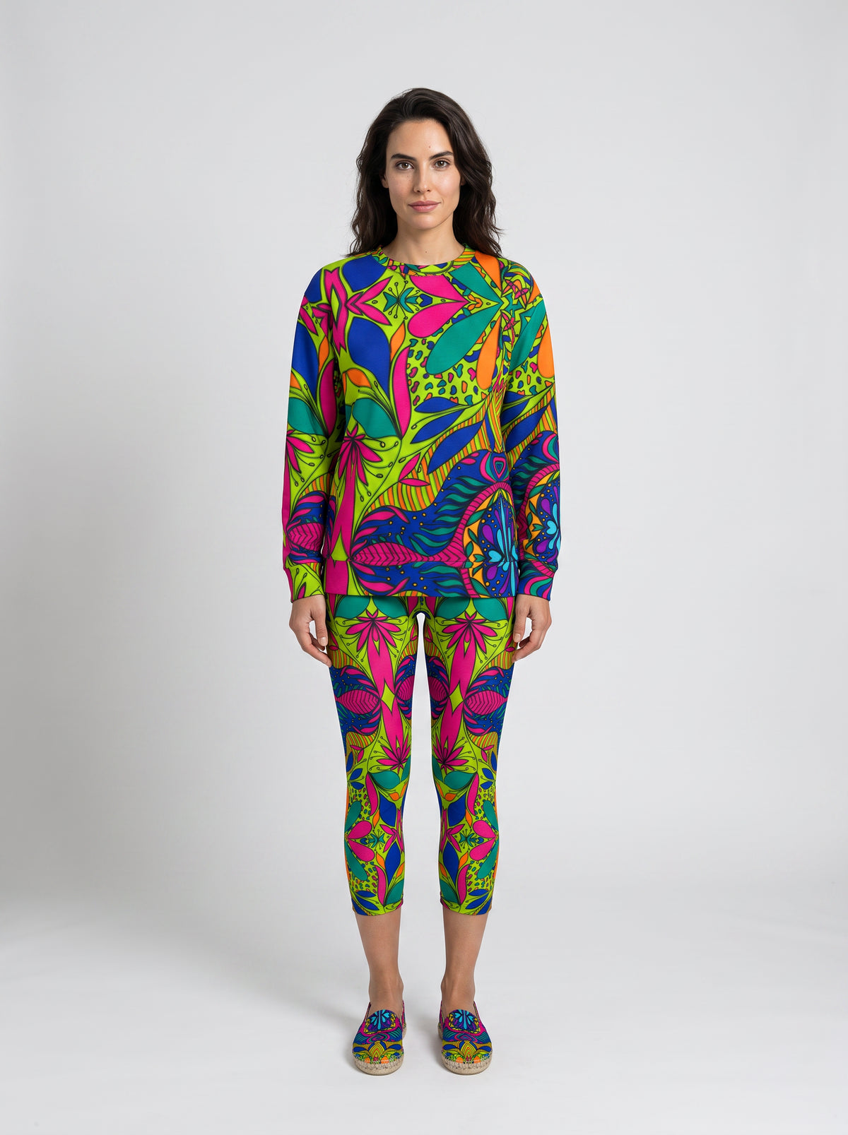 Soca Bloom Cropped Leggings