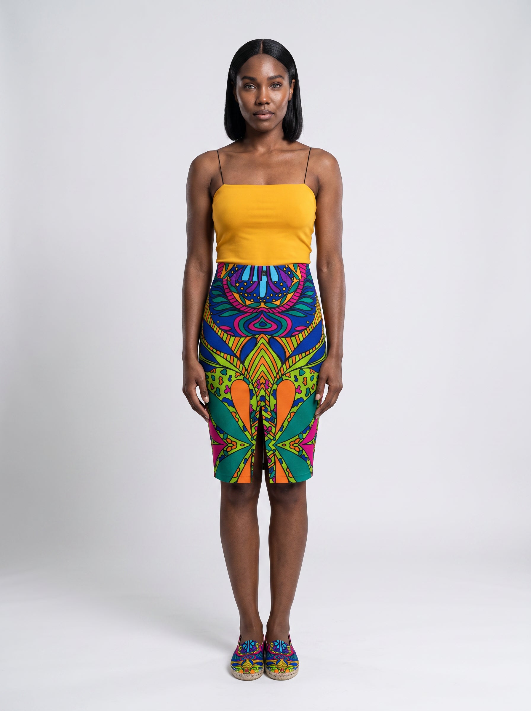 Soca Bloom Spaghetti Strap Top